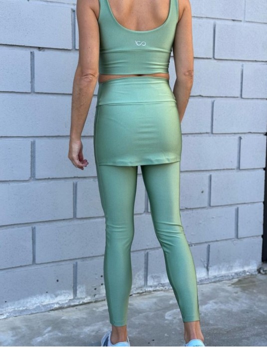 Legging Saia Verde Alecrim 