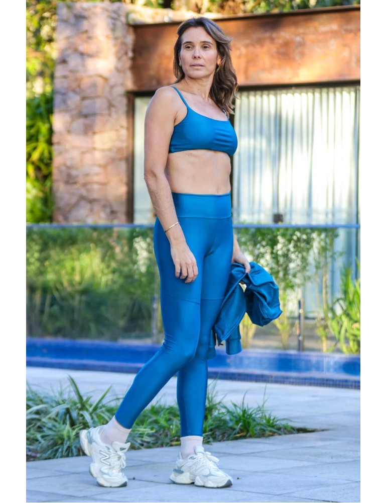 Calça Legging Azul Pacífico