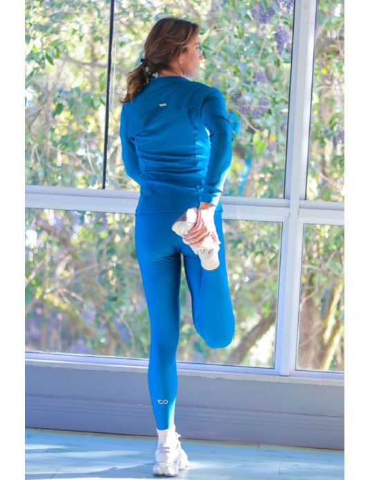Calça Legging Azul Pacífico