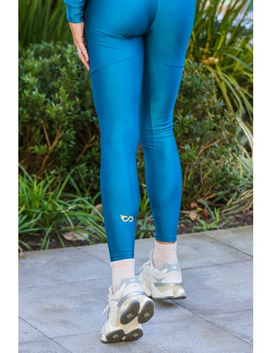 Calça Legging Azul Pacífico