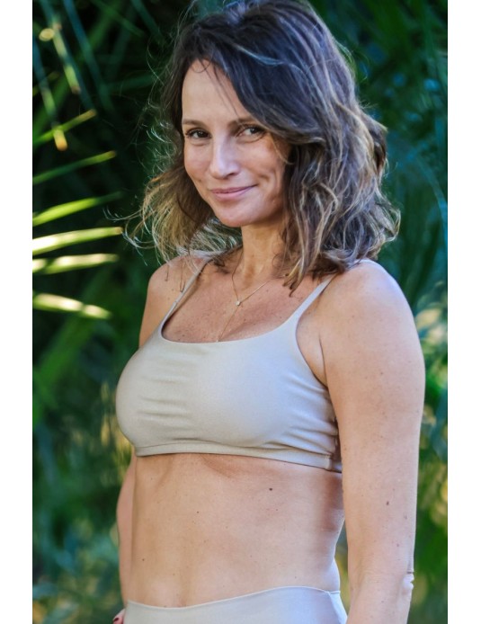 Top Basic Golden Nude