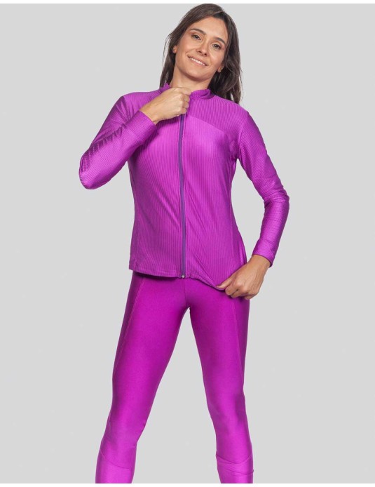 Casaco Éden Magenta