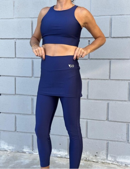 Legging Saia Marinho
