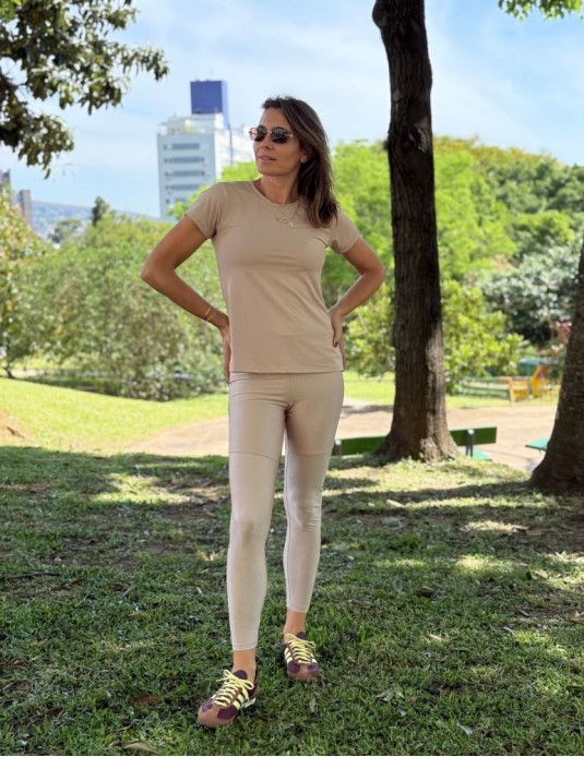 Camiseta recorte golden