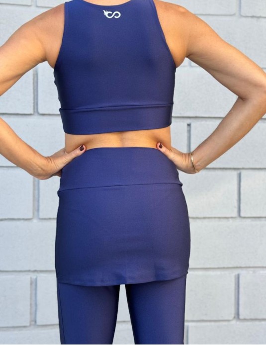 Legging Saia Marinho