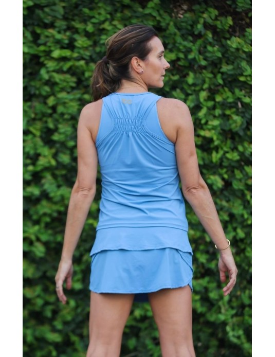 Saia ondas Azul Celeste