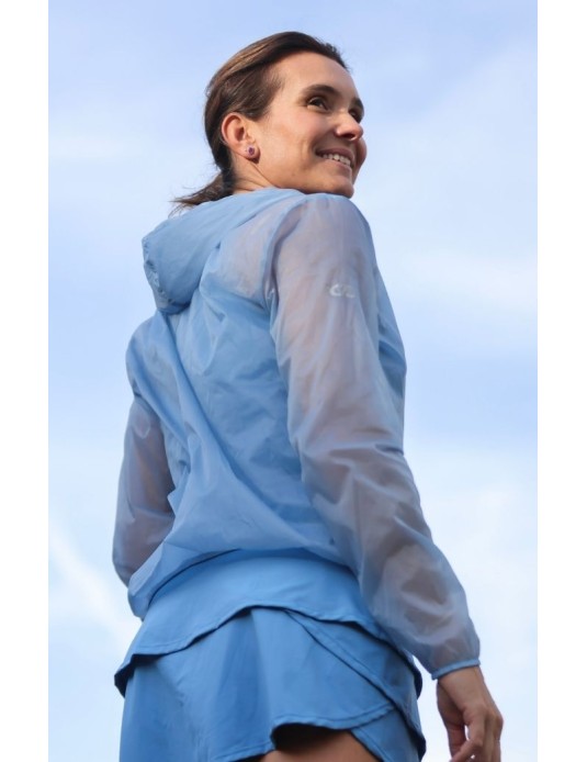 Jaqueta Corta Vento Run Azul 