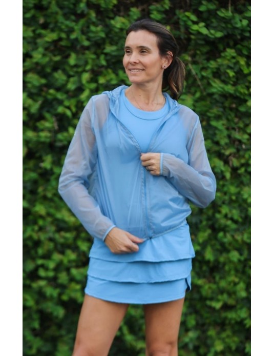 Jaqueta Corta Vento Run Azul 